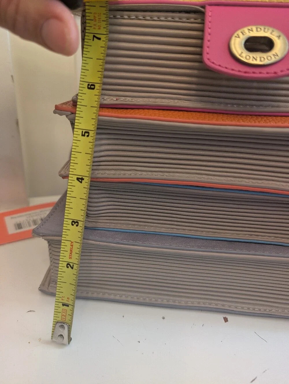 Vendula London Voyage Travel Book Stack Bag NWT